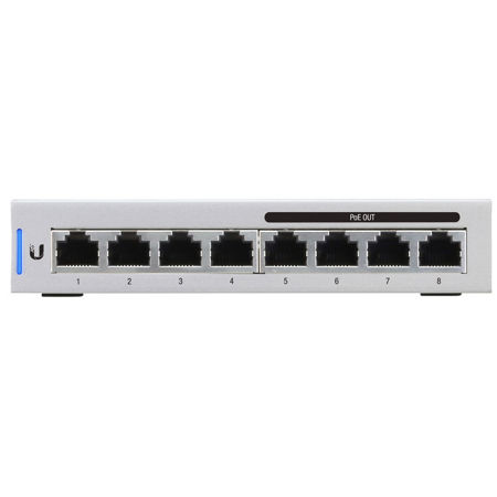 Ubiquiti Networks UniFi Switch, 8-ports, 60W, with 4-ports US-8-60W