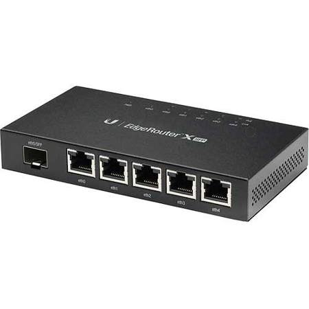 Ubiquiti Networks ER-X-SFP EdgeRouter X 6-Port Advanced Gigabit Router with PoE & SFP