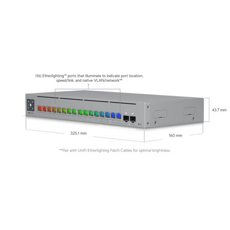Ubiquiti Networks UniFi Pro Max 16 16-Port Managed Network Switch