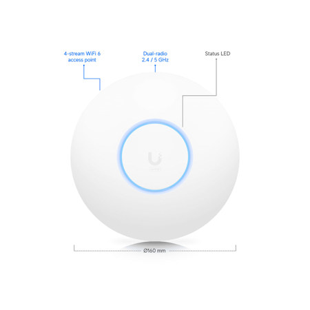 Ubiquiti Networks UniFi U6 Lite Dual-Band WiFi 6 Wall