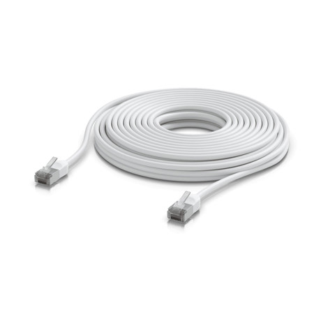 Ubiquiti Networks 39.8' UniFi Shielded Cat6A Premium Outdoor Patch Cable, White
