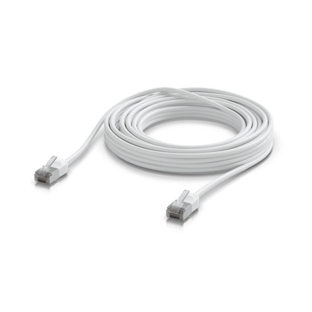 Ubiquiti Networks 26.2' UniFi Shielded Cat6A Premium Outdoor Patch Cable, White