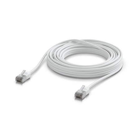 Ubiquiti Networks 26.2' UniFi Shielded Cat6A Premium Outdoor Patch Cable, White