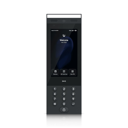 Ubiquiti Networks UniFi G3 HD 2-Way PoE Video Access Intercom System with Touch Pass Support, Black