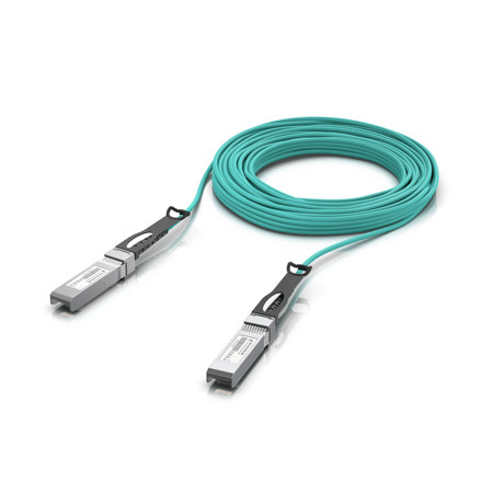 Ubiquiti Networks 65.6' UniFi 25Gbps SFP28 Long-Range Direct Attach Cable, Aqua