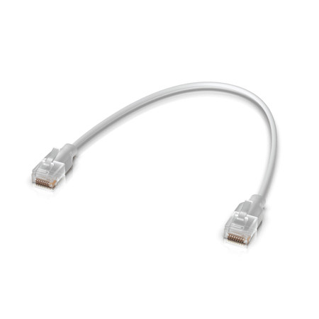 Ubiquiti Networks 5.9" UniFi Ether lighting Cat6 Patch Cable, White, 24-Pack