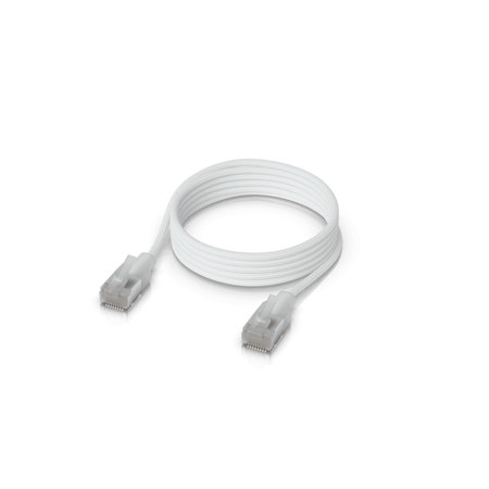 Ubiquiti Networks 3.2' UniFi Ether lighting Braided Cat6A Premium Patch Cable, White