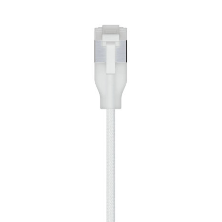 Ubiquiti Networks 6.5' UniFi Ether lighting Braided Cat6A Premium Patch Cable, White