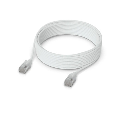 Ubiquiti Networks 16.4' UniFi Ether lighting Braided Cat6A Premium Patch Cable, White
