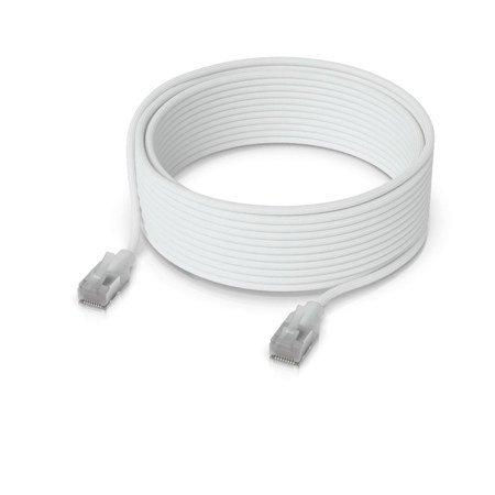 Ubiquiti Networks 26.2' UniFi Ether lighting Braided Cat6A Premium Patch Cable, White