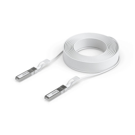 "Ubiquiti Networks 98.4' UniFi SFP28 Uplink Cable, White