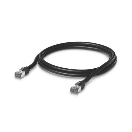 Ubiquiti Networks 6.5' UISP 24 AWG Stranded Cat5e STP Outdoor Patch Cable, Black