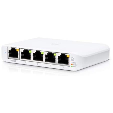 Ubiquiti Networks UniFi USW-Flex-Mini Managed 5-Port Gigabit Switch with USB-C Power Adapter