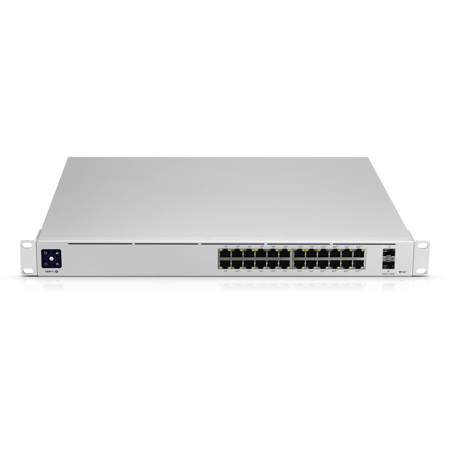 Ubiquiti Networks UniFi USW-PRO-24-POE Gen 2 Managed PoE 24-Port Gigabit Layer 3 PoE Network Switch with SFP+
