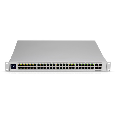 Ubiquiti Networks UniFi USW-PRO-48-POE Gen 2 Managed 48-Port Gigabit Layer 3 PoE Network Switch with SFP+