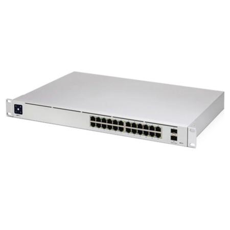 Ubiquiti Networks UniFi USW-PRO-24 Gen 2 Managed Pro 24-Port Gigabit Layer 3 Network Switch with SFP+