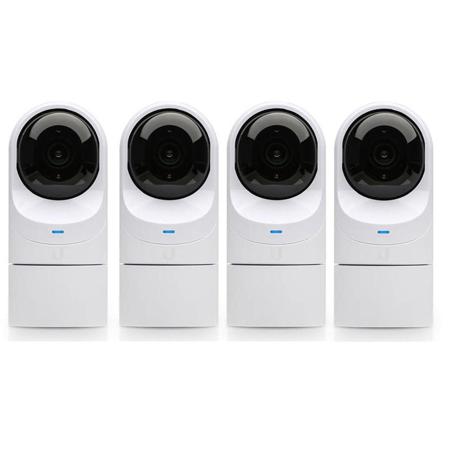 Ubiquiti 4 Pack Networks UniFi UVC-G3-FLEX HD Indoor/Outdoor IP Camera