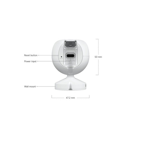 Ubiquiti Networks UniFi G4 Instant 2K Wi-Fi Camera, White UVC-G4