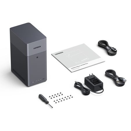 UGREEN NASync DH2300 2-Bay NAS Enclosure with HDMI Cable, Diskless