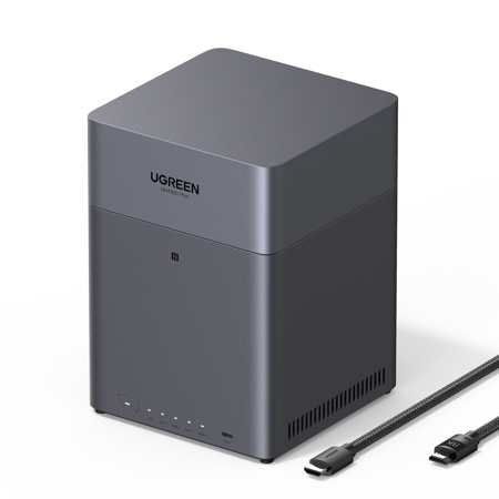 USED UGREEN NASync DH4300 Plus 4-Bay NAS Enclosure, Diskless