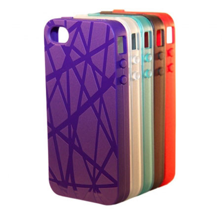 Urbano Design Smoke TPU Blue Skin for iPhone 4