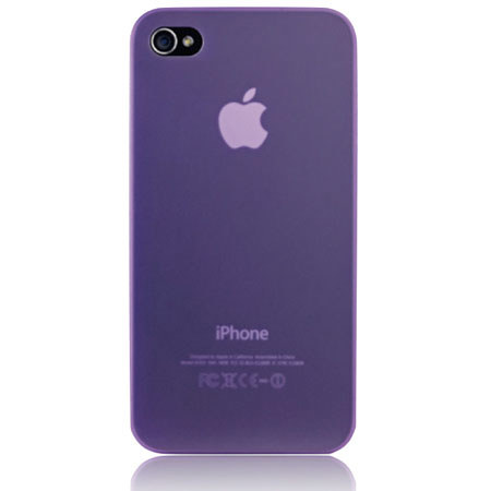 Urbano Design Ultra Thin 0.35mm Polycarbonate Skin for iPhone 4, Purple
