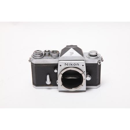 Nikon F SLR Camera Body w/ EL Prism Finder, Chrome