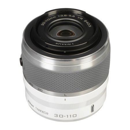 Nikon 1 30-110mm f/3.8-5.6 VR Lens for Mirrorless Camera System - Silver