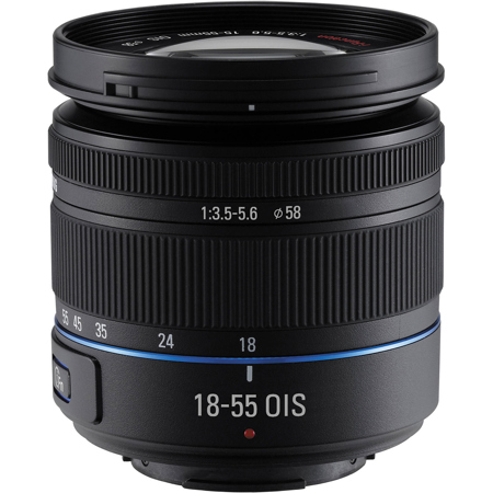 Samsung Compact 18-55mm Version III f/3.5-5.6 OIS Zoom Lens - Black