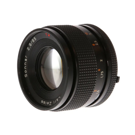 Contax Carl Zeiss Sonnar T* Lens 85mm F/2.8 MF Lens