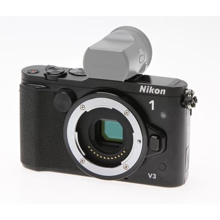 Nikon 1 V3 Digital Camera Body Only Viewfinder Not Included Black