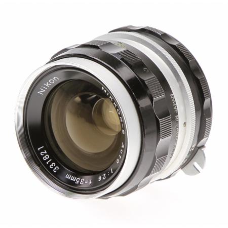 Nikon Nikkor-S Nippon Kogaku 35mm f/2.8 Non-AI Lens