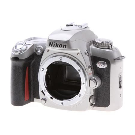 Nikon N75 35mm SLR Camera, Silver
