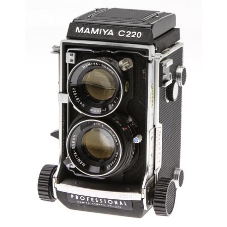 Mamiya C220 Professional TLR Medium Format Film Camera with Mamiya-Sekor 80mm f/2.8 Lens