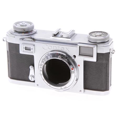 Contax II-A Color Dial Full Sync Chrome Rangefinder Camera