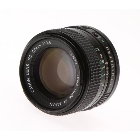 Canon FD 50mm f/1.4 Breech-Mount Manual Focus Lens