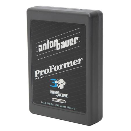 Anton Bauer ProFormer Maxx 14.4 volts, 30 watt hours, Anton Bauer 3-Stud Gold Mount