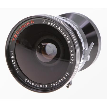 Schneider Super-Angulon 75mm f/5.6 Lens In Synchro Compur Shutter