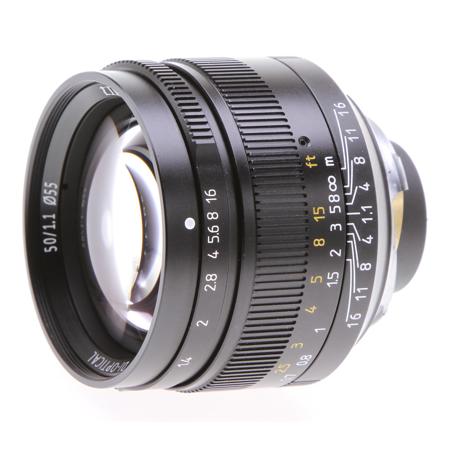 7artisans 50mm f/1.1 Lens for Leica M Mount, Black
