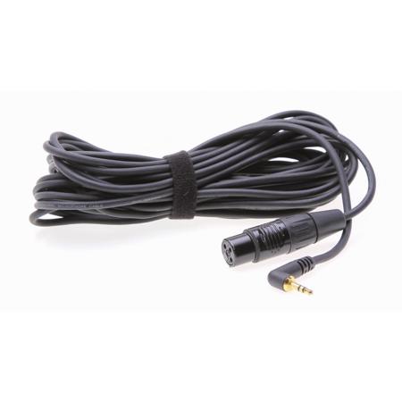 Kopul XRSM 3-Pin XLR Female to 3.5mm RA Stereo Mini-Plug Cable (25')