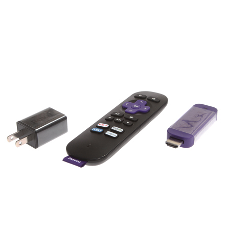 Roku HDMI Streaming Stick - Black/Purple (3500R) - Adorama