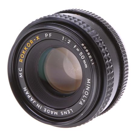 Minolta MC 50mm F/2.0 Rokkor-X PF Lens