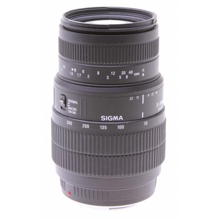 Sigma AF 70-300mm f/4-5.6 Macro Lens For Sony Alpha and Minolta Maxxum DSLR Cameras