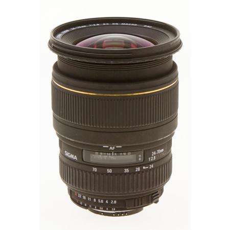 Sigma 24-70mm f/2.8 EX DG Macro Lens for Nikon with De-Clicked Aperture