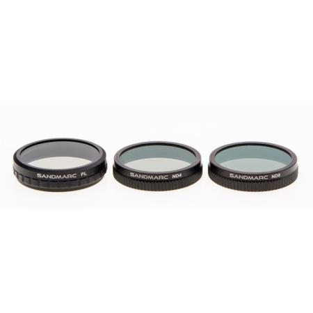 Sandmarc DJI Phantom 3 or Phantom 4 ND4 ND8 ND16 And Polarizer Filters