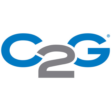 C2G 25' Serial DB9 Male to Female Plenum-Rated Extender Cable