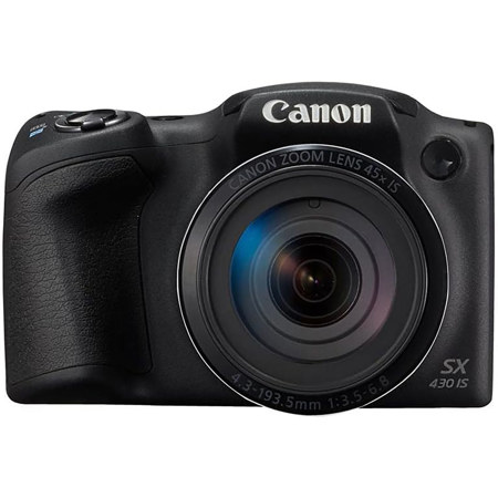 Canon Powershot SX430 IS digital camera, black