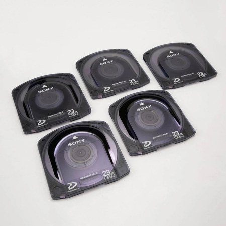 Sony PFD23A/3 23GB Rewritable Optical Disc for XDCAM, 85 minutes - (Set Of 5)