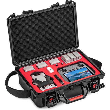 STARTRC Mini 4 Pro Case Waterproof Hard Carrying Case for DJI Mini 3 Pro/Mini 3 Accessories,Tavel Case for DJI Mini 4 Pro Fly More Combo (RC/N1/N2 Controller)
