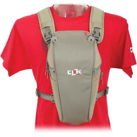 Clik Elite Telephoto SLR Chest Carrier (12.6 x 7.5 x 6", Gray)